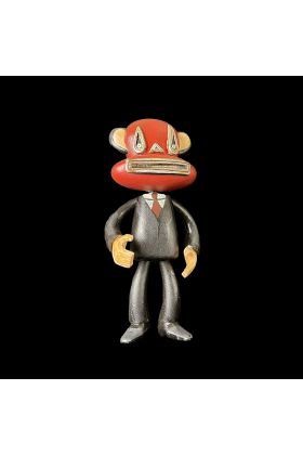 Lucha Julius Red Custom Designer Vinyl Toy by GERMS