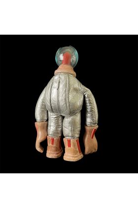 Major Mars Silver Suit Designer Leather Toy by Blamo