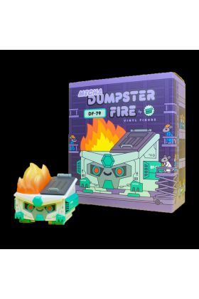 Mecha Dumpster Fire Designer Toy by 100% Soft