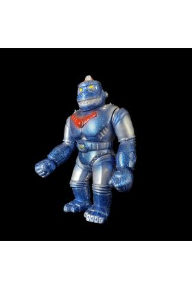 Mecha Gorilla 450 Blue Glitter Sofubi Toy by Marusan