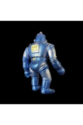 Mecha Gorilla 450 Blue Glitter Sofubi Toy by Marusan