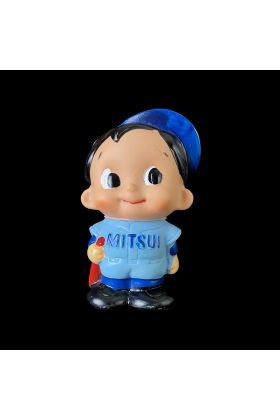 Mitsui Baseball Boy 1969 Mascot Coin Bank Sofubi