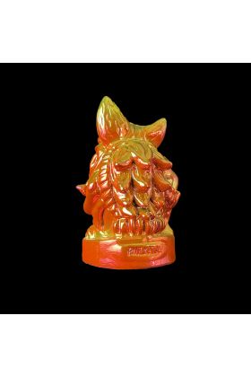 Mock Fink Piggy Bank Metallic Sunset Sofubi Toy by Paul Kaiju