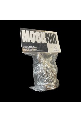 Mock Fink Sofubi Piggy Bank Silver Edition by Paul Kaiju