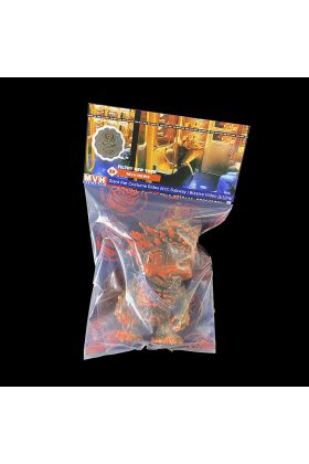 Mutant Boy Black/Orange Marble Sofubi by Mutant Vinyl Hardcore