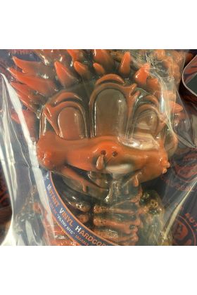 Mutant Boy Black/Orange Marble Sofubi by Mutant Vinyl Hardcore