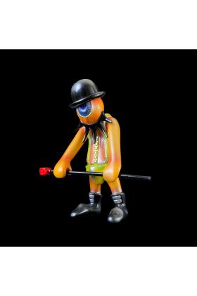 Nadsat Boy Orange Hand Painted Sofubi by Kenth Toy Works