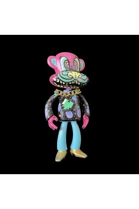Neon Mandrill Julius Custom Designer Vinyl Toy by Nico Salazar