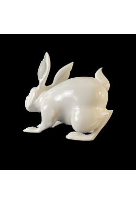 Nychos - Rabbit - White Designer Toy statue