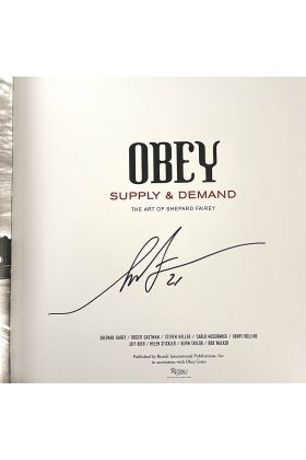 OBEY: Supply and Demand 20th Anniversary Signed by Ginko Press