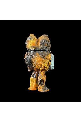 Gunkanjima Double Headed Kaiju Orange Designer Resin - Plaseebo