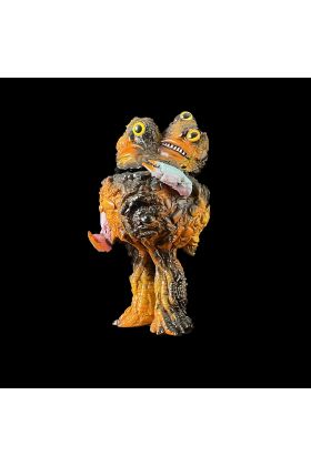 Gunkanjima Double Headed Kaiju Orange Designer Resin - Plaseebo