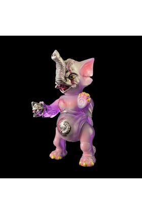 Clear Purple Boss Carrion Sofubi by Paul Kaiju