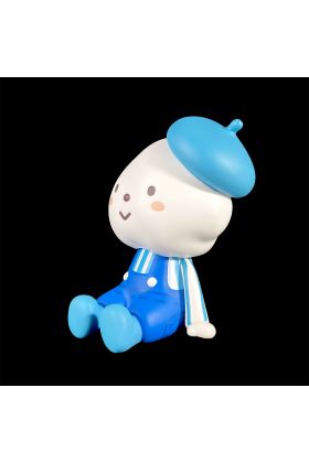 Petite Jumbo Rainbow in Royal Blue Designer Vinyl Toy by Bubi Au Yeung x Fluffy House