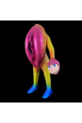 Brain Vagina Fiberglass Sculpture by Carlos Enriquez Gonzalez