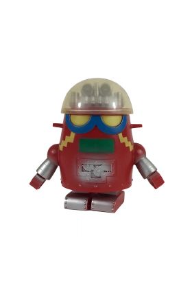 Sofubi Robo in Red Soft Vinyl by Marmit