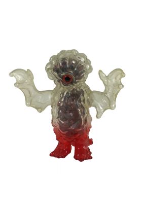 Blobpus Dokugan Clear with Guts Red Sofubi