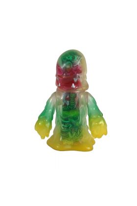 Damnedron Clear Painted Sofubi by Rumble Monsters