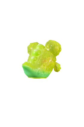Clear Green Demon Seed Sofubi by Buff Monster