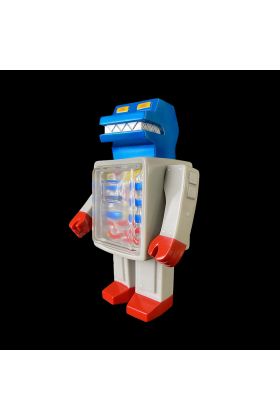 Dino Bytes Wind Up Robo Sofubi Toy by  Joseph Harmon