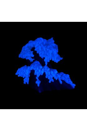 Uprisings Bunny Wave Blue Glow Vinyl Toy by Kozyndan
