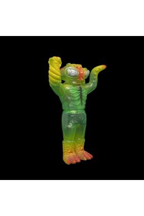 Kaijin Clear Green Painted Sofubi by Blobpus