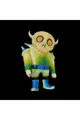 Skullion One-Off GID Sofubi by Martin Ontiveros
