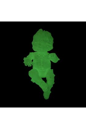 Zombie Staple Baby Vinyl Glow Sofubi by Miscreation Toys