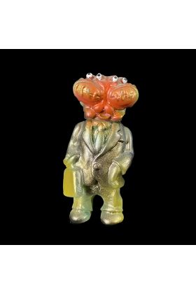 Salary Blobpus Minifigure One-Off GID Sofubi by Paul Kaiju