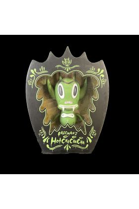 Hot Cha Cha - Green Designer Toy by Gary Baseman