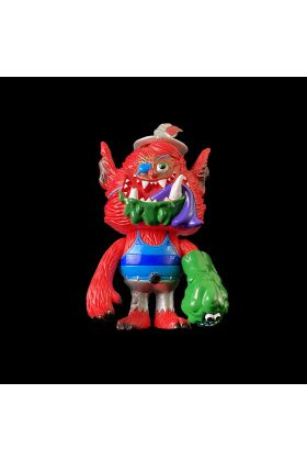 Marty Red Sofubi Color Sample by T9G x Bwana Spoons