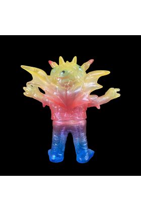 Neo Eyezon Clear Rainbow Sofubi Kaiju by Max Toy