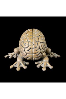 Jumping Brain XL Bronze by Emilio Garcia
