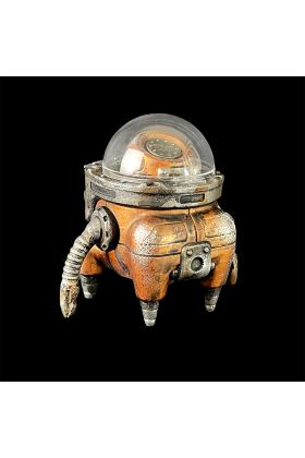 Rampart Armed Bronze Designer Resin Toy by Cris Rose