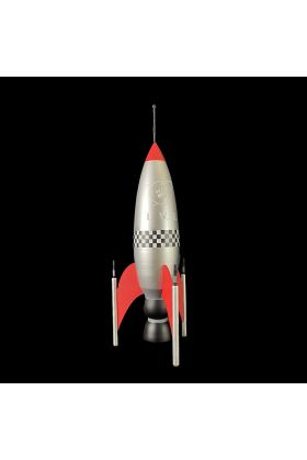 IWG Rocket Ship Classic Galactic Silver Designer Toy by Rocket World