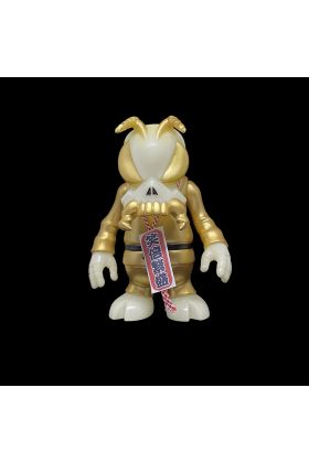 Skullbee Gold and Glow Sofubi by Secret Base