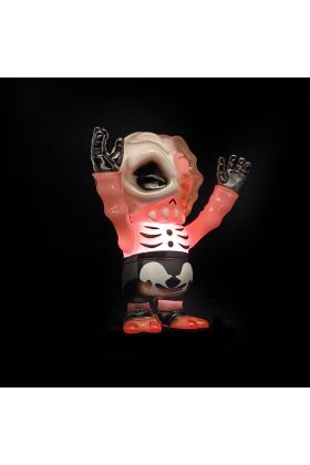 Skullbrain Dead By Gun Exclusive Sofubi with LED by Secret Base