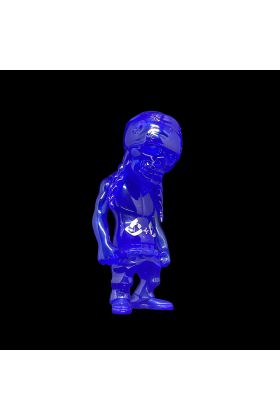 Rebel Ink SC Clear Blue Sofubi by Secret Base x Usugrow