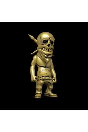 Rebel Ink Metallic Gold Sofubi by Secret Base x Usugrow