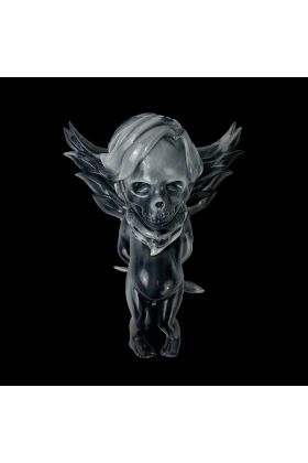 Salvation Ink Black and White Marble Sofubi by Usugrow x Secret Base