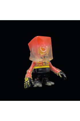 Voodoo Bagman Red Clear Sofubi by Secret Base x Super7