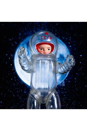 Cosmonaut Clear Sofubi by Awesome Toy