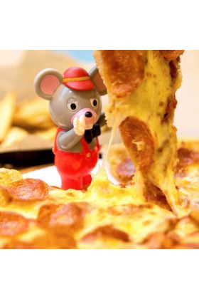 Cheese Mouse Sofubi Toy by Pointless Island
