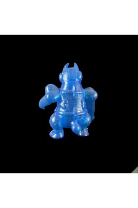 Skull King -  Clear Blue Sofubi by Touma