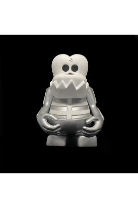 Skull Kun Silver Sofubi by Bounty Hunter