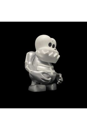 Skull Kun Silver Sofubi by Bounty Hunter