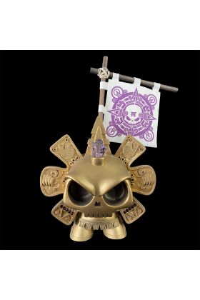 Skullendario Azteca - Royal Guard Custom Vinyl Dunny by Huck Gee