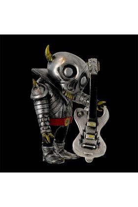 Skullion Silver Haze Sofubi by Martin Ontiveros