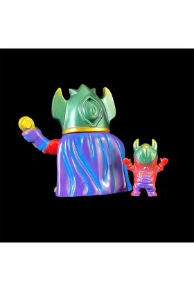 Space Destroyer - Neon Sofubi by Deathcat Toys