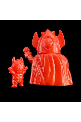 Space Destroyer Red Sofubi Blank - Deathcat Toys